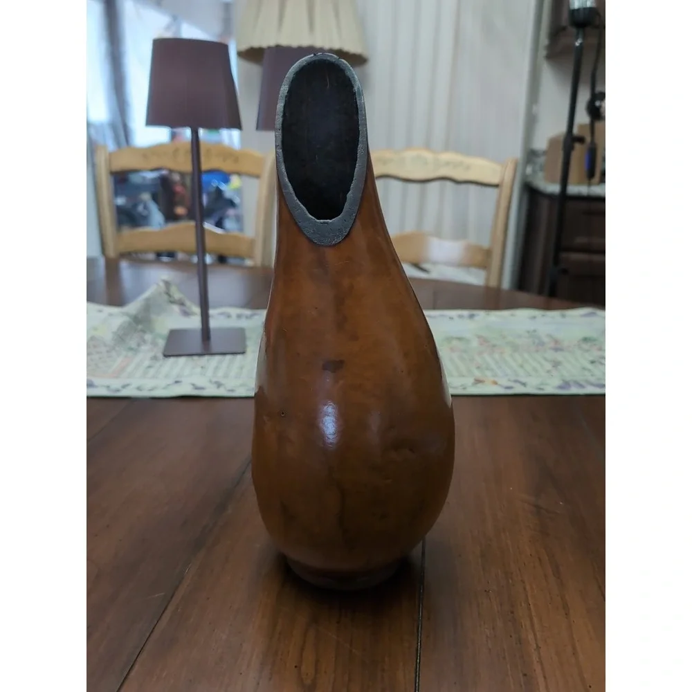 Gourdicopia Meadowbrooke Gourds Rustic Homegrown Autumn Harvest‎ Decor Vase 13